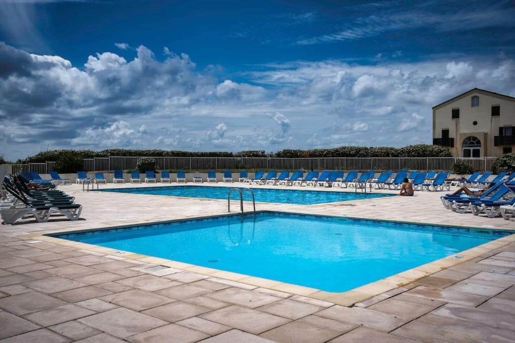 Charmant Appartement En Front De Mer Avec Piscine ラカノー エクステリア 写真